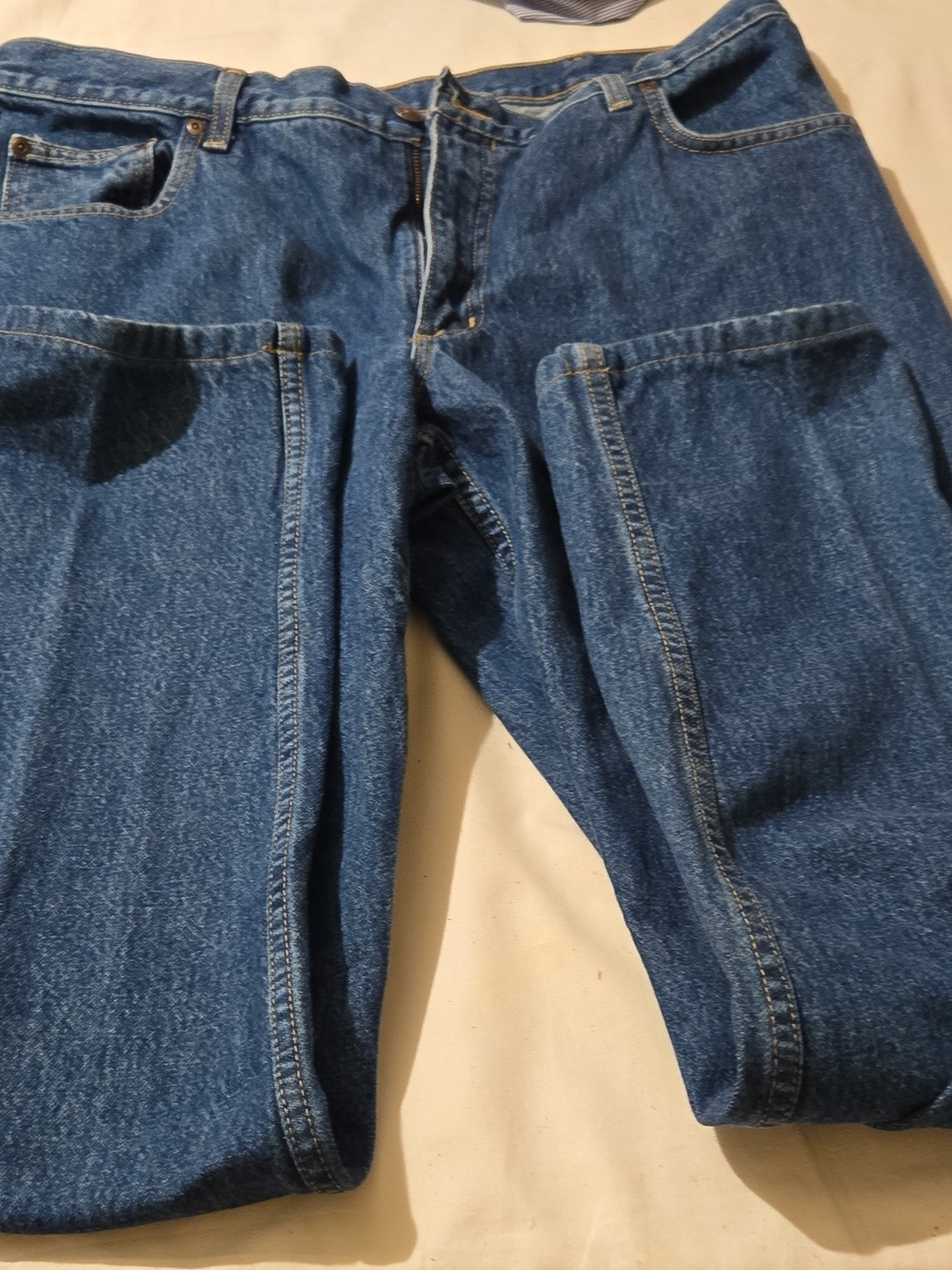 Men's Dark Blue Denim Jeans